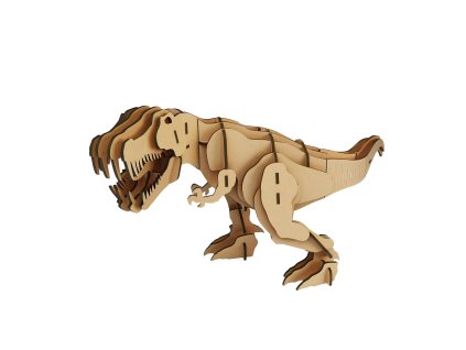 Dřevěné 3D puzzle Tyrannosaurus Rex