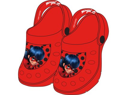 Dívčí crocs KOUZELNÁ BERUŠKA červené