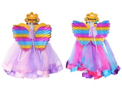Set karneval - víla barevná