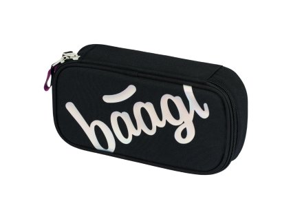 BAAGL Školní penál etue Metallic Holo