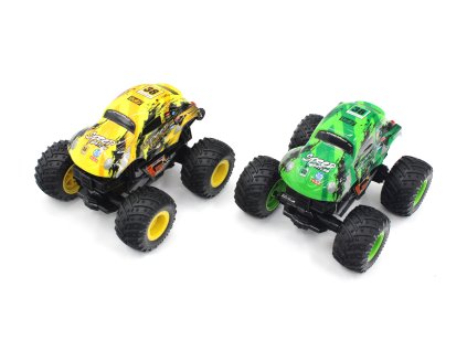 Auto s efekty žluté, zelené 19 cm