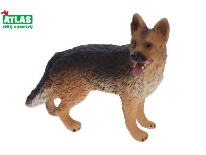 A - Figurka Německý ovčák 6 cm