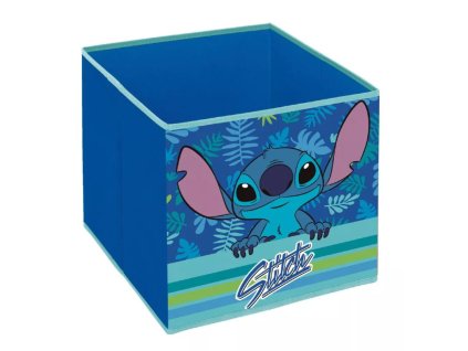Úložný skládací box LILO&STITCH modrý 31x31x31