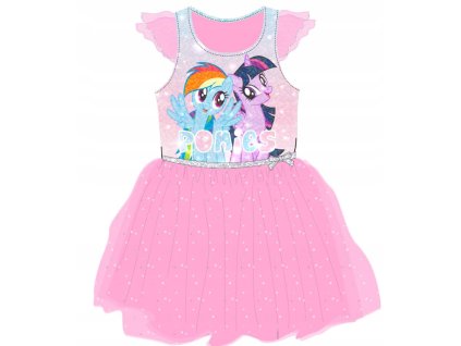 Dívčí šaty MY LITTLE PONY laser růžové