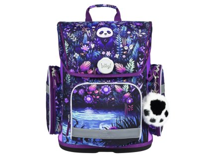 BAAGL Školní aktovka Ergo Jungle Panda