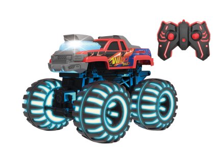 Auto Wild Truck RC se svítícími koly 26,5 cm