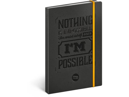 NOTIQUE Motivační notes, linkovaný, 13 x 21 cm