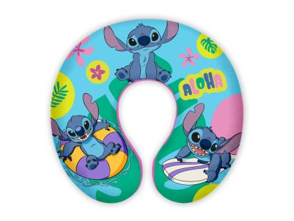 Dětský cestovní polštářek LILO A STITCH modrý