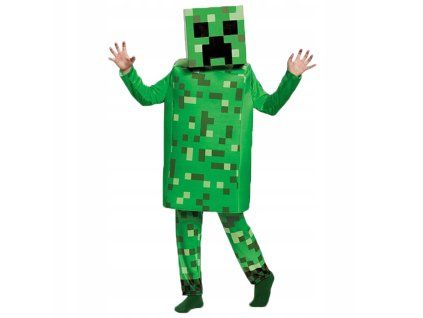 Dětský kostým Minecraft Creeper 116-122 M