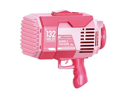 Maxi pistole na bubliny - 132 bublin růžová