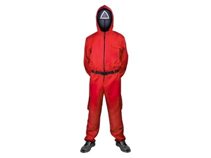 Kostým Squid game - Hra na oliheň Strážce s maskou XL