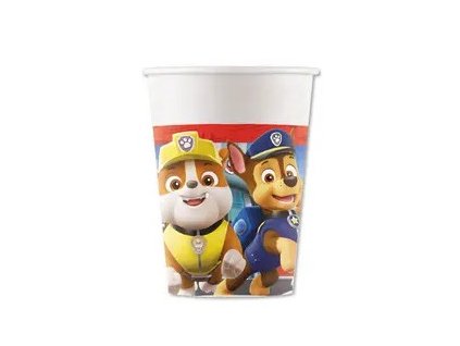 Papírové kelímky TLAPKOVÁ PATROLA 8 kusů