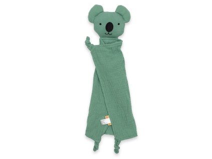 Usínáček mušelínový New Baby Koala mint 30cm