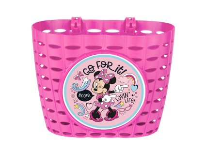 Cyklistický košík MINNIE go for it růžový