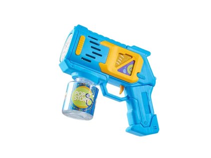 Automatická pistole na bubliny modrá s náplní