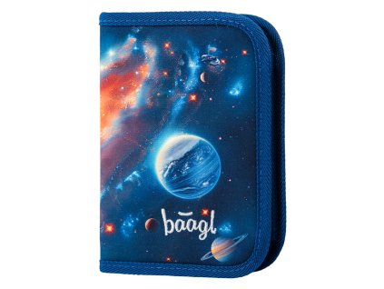BAAGL Školní penál jednopatrový Vesmír