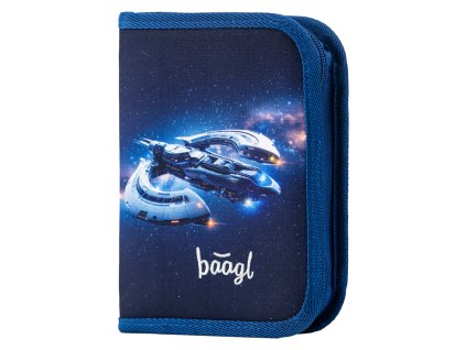 BAAGL Školní penál jednopatrový Vesmírná loď