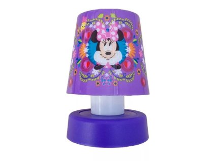 Dětská lampička MINNIE mini fialová