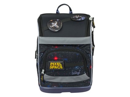 BAAGL Školní aktovka Zippy plus Pixel Space