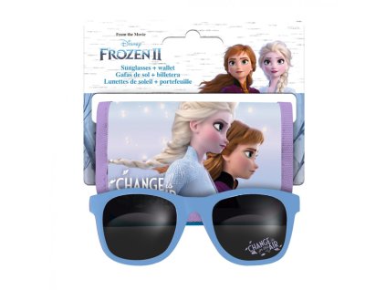 Set brýle + peněženka 12x7,5cm FROZEN II