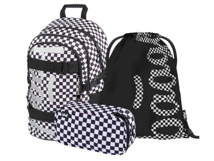 BAAGL 3 SET Skate Ska: batoh, penál, sáček