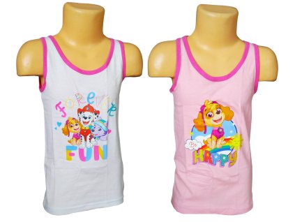 Dívčí letní tílko TLAPKOVÁ PATROLA 2 kusy v balení