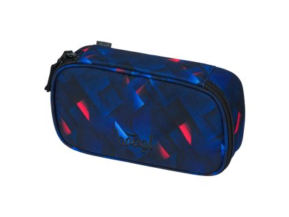 BAAGL Školní penál etue Skate Indigo