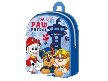 Dětský batoh TLAPKOVÁ PATROLA parta pod věží jedna kapsa modrý 30cm