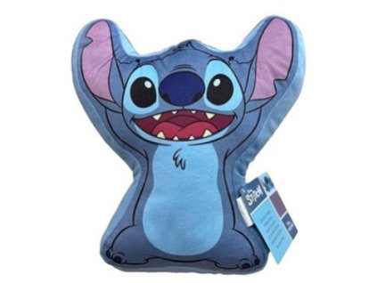 Polštářek 3D LILO A STITCH modrý 35 cm
