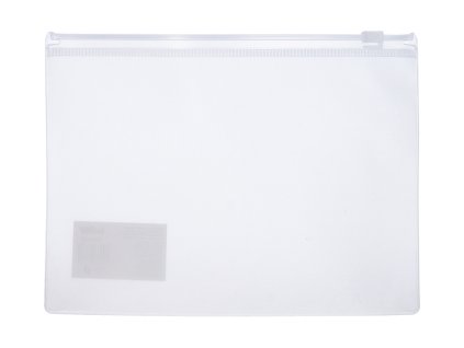 187230 slozka se zipem 33x24 cm transparentni