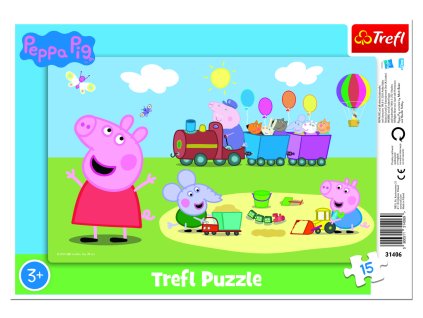 187536 trefl puzzle vkladaci 15 stastny vlak peppa pig