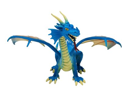 187740 f figurka drak modry 15 5 cm