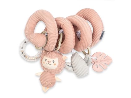 187644 hracka na postylku spirala new baby lama 23cm