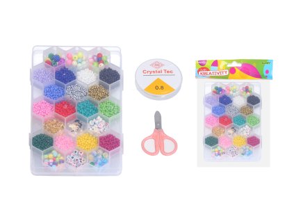 188202 koralky set provazek nuzky zapinani