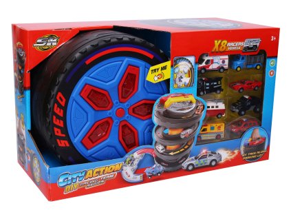 188271 stanice zavodni s efekty 8 aut 43 5x43 5x37 5 cm