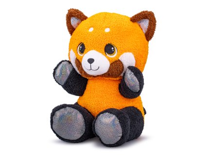 188643 panda cervena plysova 24cm