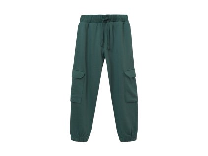 Dětské tepláky - khaki - velikost 170