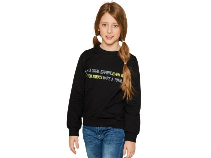 Dívčí mikina Do it Now - černá - velikost 164
