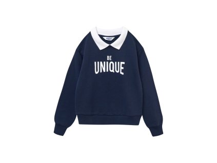 Dívčí mikina Unique - Navy - velikost 164