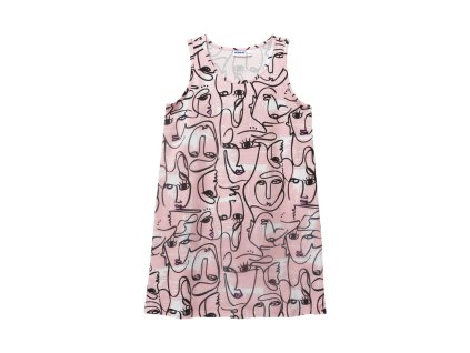 Dívčí noční košile Art - světle-růžová - velikost 152