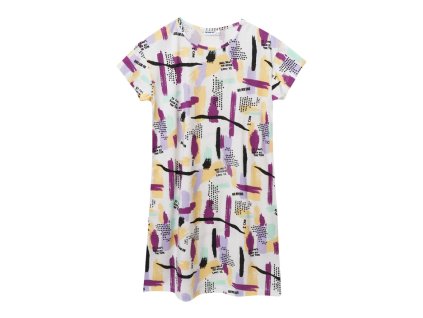 Dívčí noční košile Dream On - bílá/fialová - velikost 164