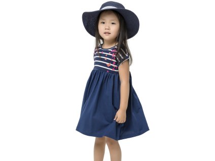 Dívčí šaty Love Paris - navy - velikost 122