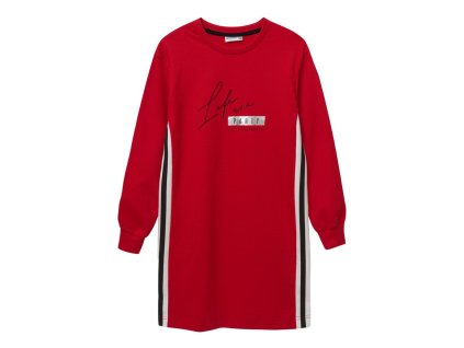 Dívčí šaty Party Time - červená - velikost 164