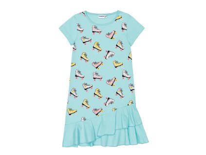 Dívčí šaty Roller Girl - mátová - velikost 152