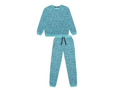 Dívčí tepláková souprava Casual - tyrkysová - velikost 164