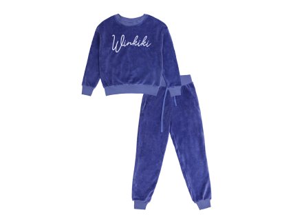 Dívčí tepláková souprava Velur Winkiki - liliová - velikost 152