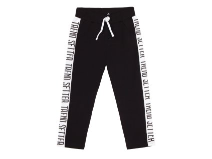 Dívčí tepláky Summer Smile - černá - velikost 164