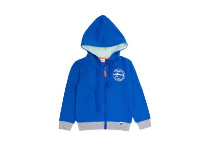 Chlapecká mikina na zip Surf Club - tmavě modrá - velikost 122