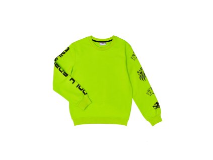 Chlapecká mikina Only Forward - limetková - velikost 164