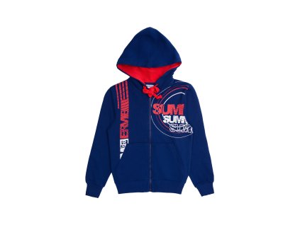 Chlapecká mikina s kapucí SUM - navy - velikost 152